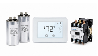 Thermostats, Capacitors & Contactors